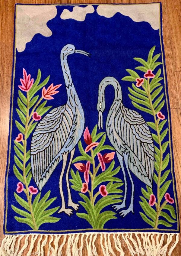 BIRDS OF A FEATHER WALL HANGING / TAPESTRY/ RUG - Image 3