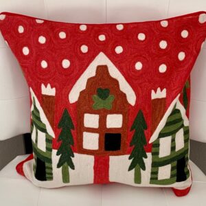 SNOWY CHRISTMAS PILLOW COVER