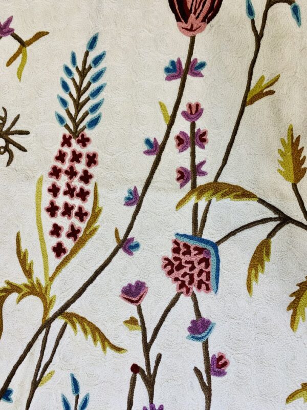 LAVENDER FIELD ON WHITE RUG/WALL HANGING - Image 4